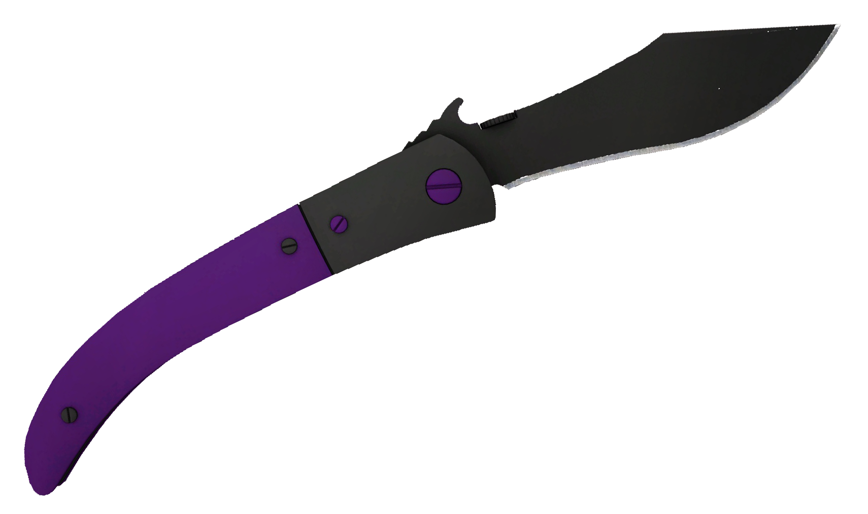 Navaja Knife Ultraviolet Large Rendering