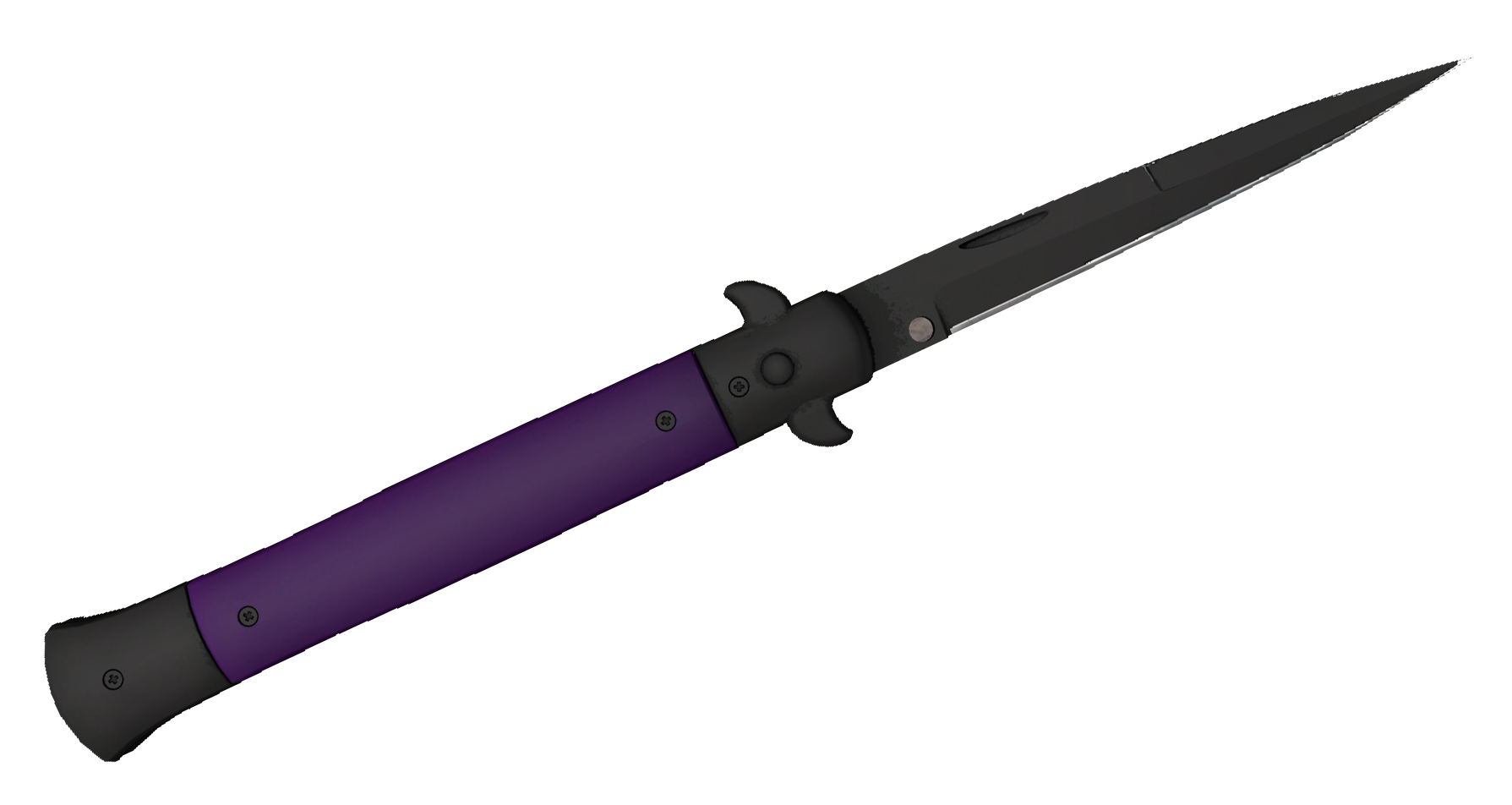 Stiletto Knife Ultraviolet Large Rendering