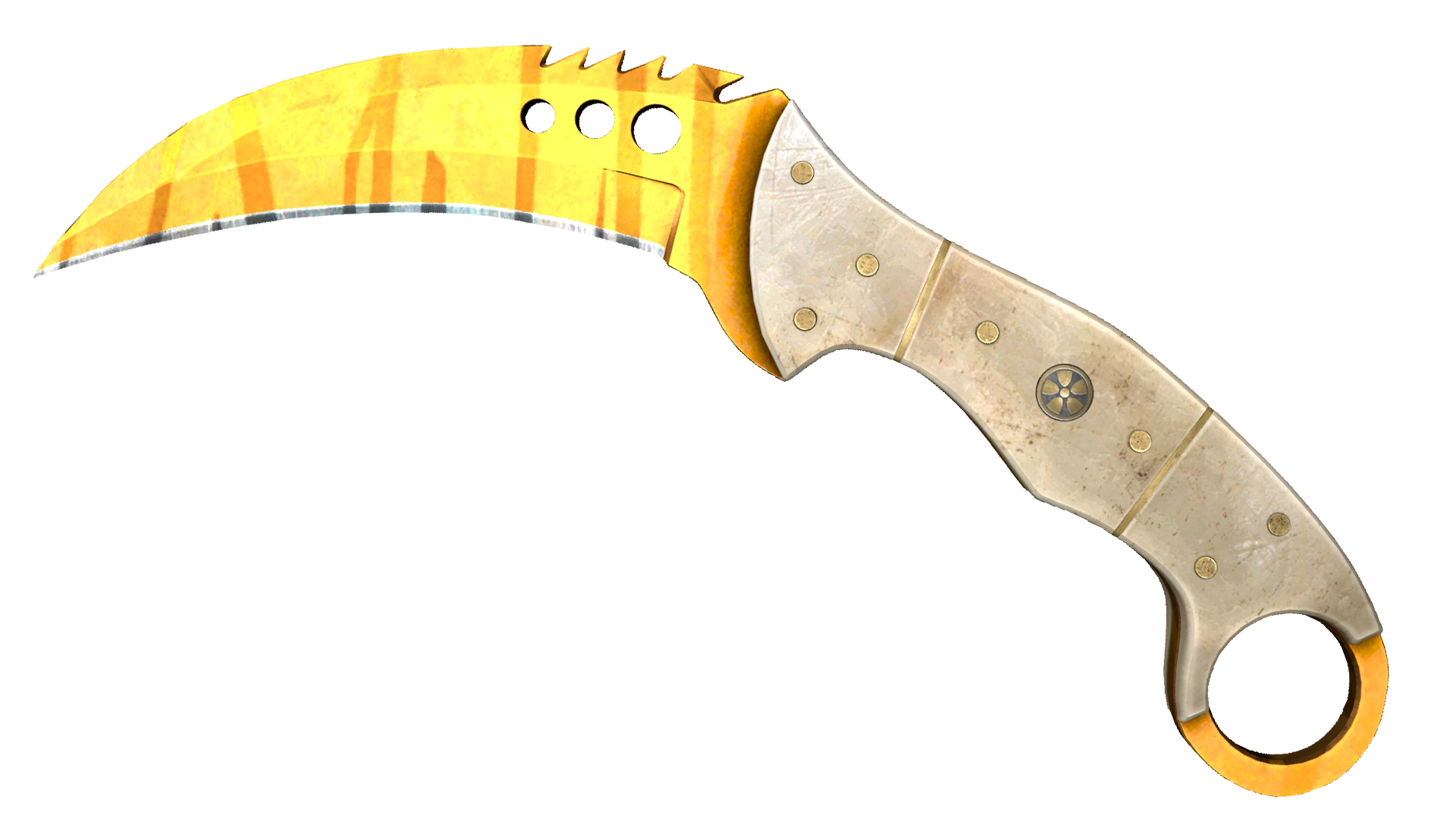 Talon Knife Tiger Tooth Large Rendering