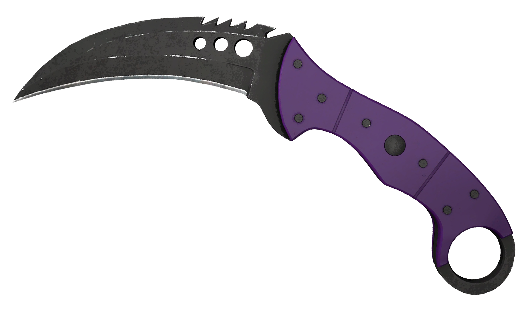 Talon Knife Ultraviolet Large Rendering
