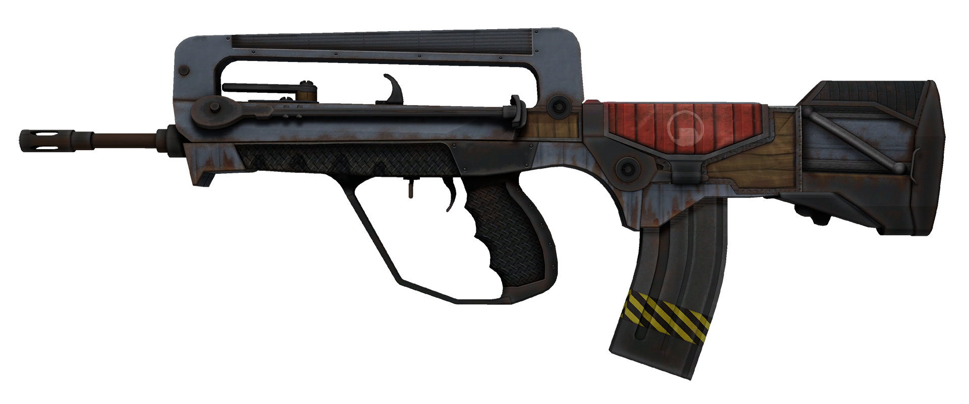 FAMAS Decommissioned Large Rendering