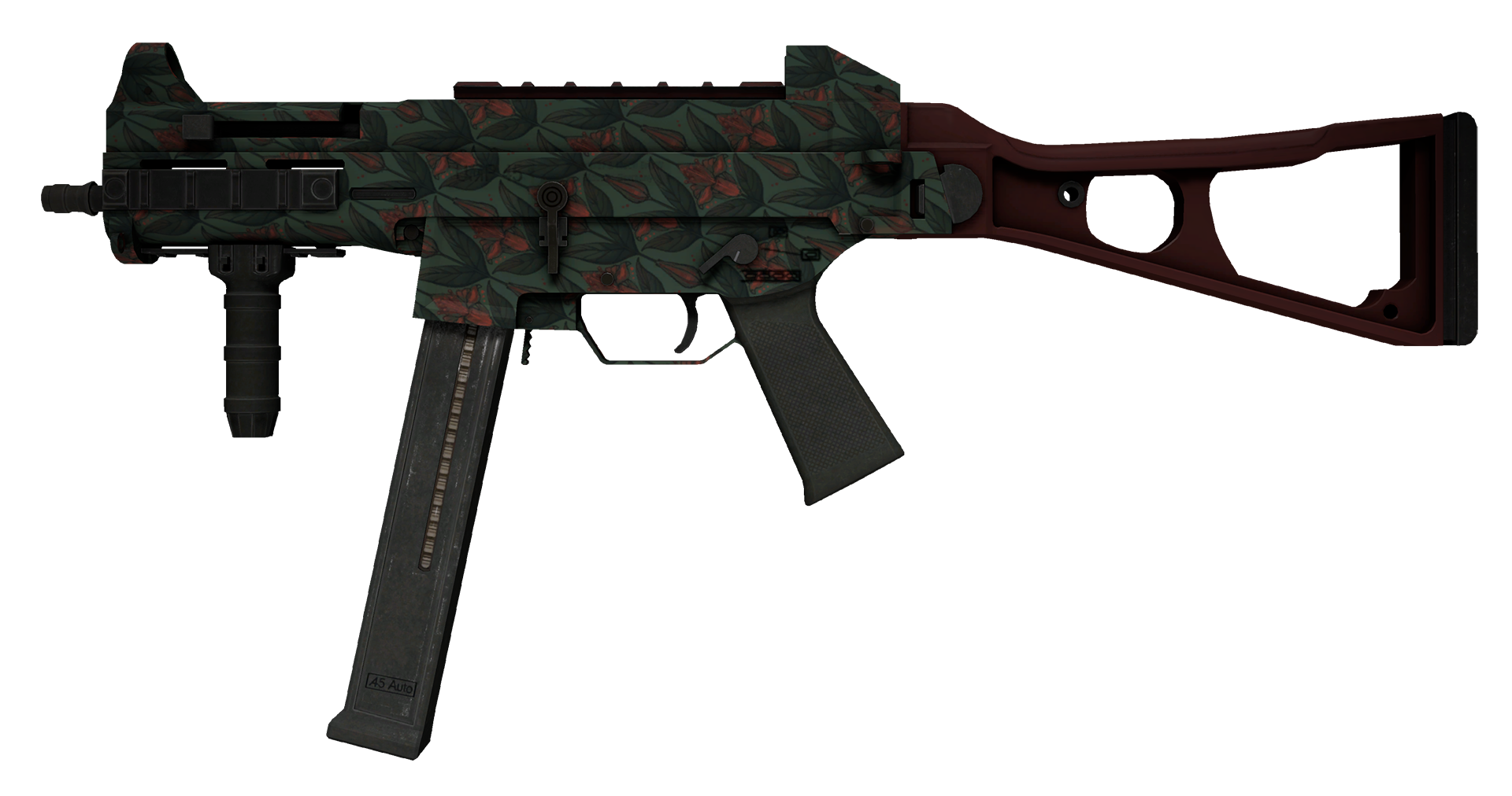 UMP-45 Day Lily Large Rendering