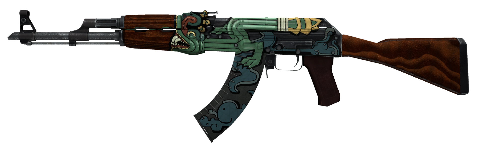 AK-47 Fire Serpent Large Rendering