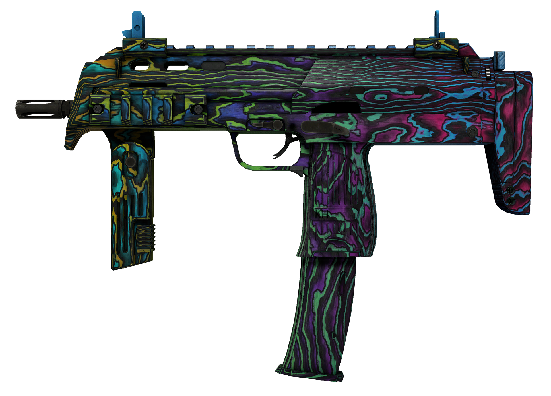 MP7 Neon Ply Large Rendering