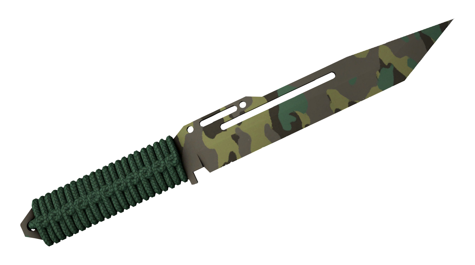Paracord Knife Boreal Forest Large Rendering