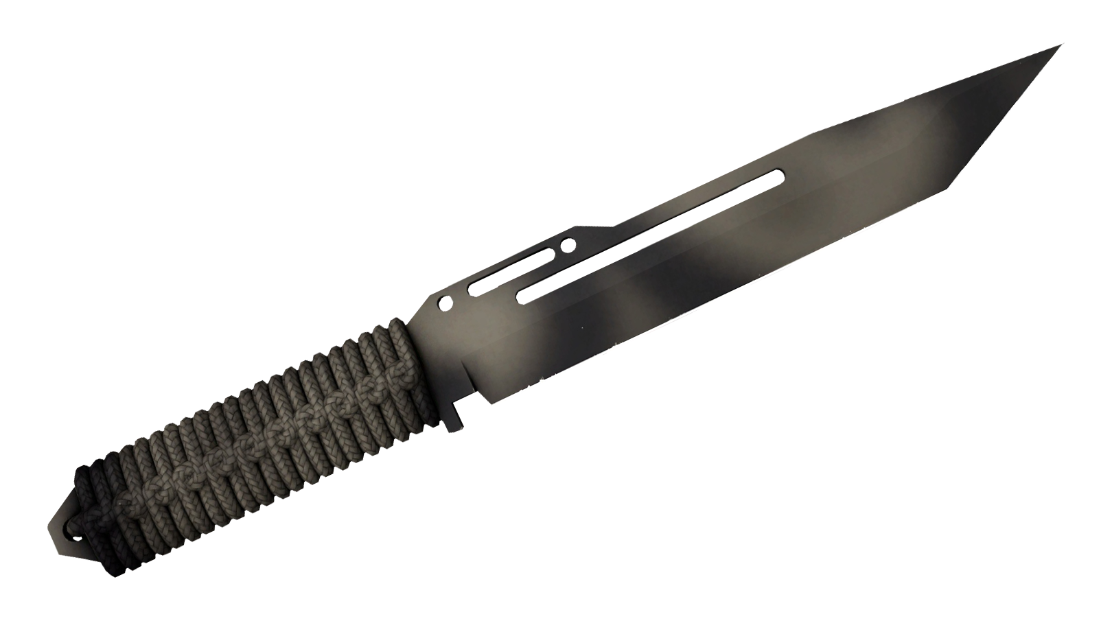Paracord Knife Scorched Large Rendering