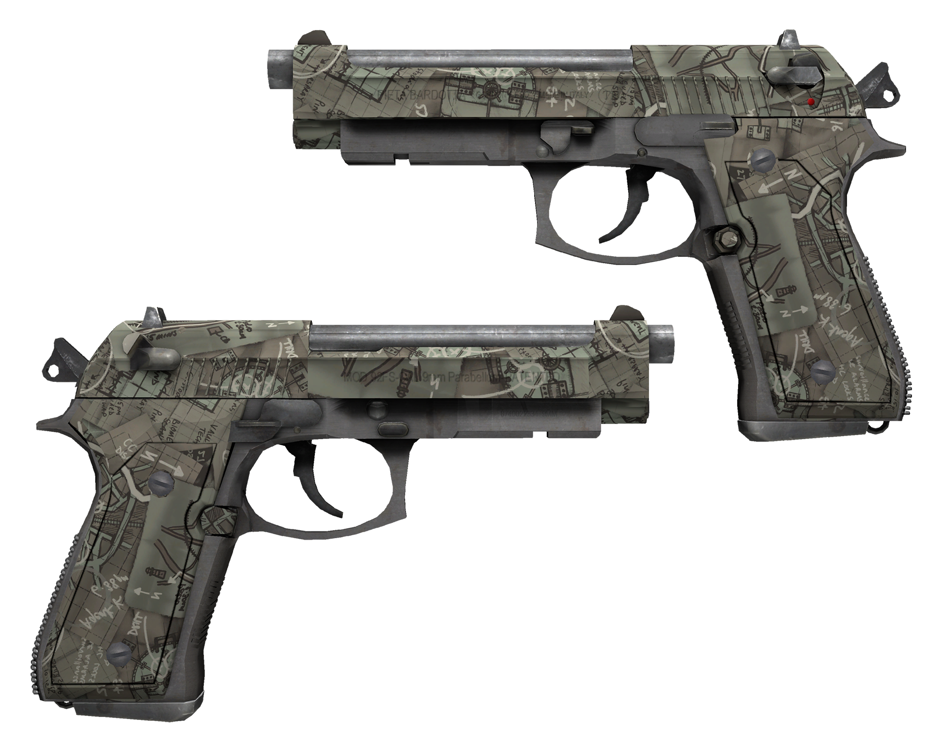 Dual Berettas Stained cs go skin for apple download free
