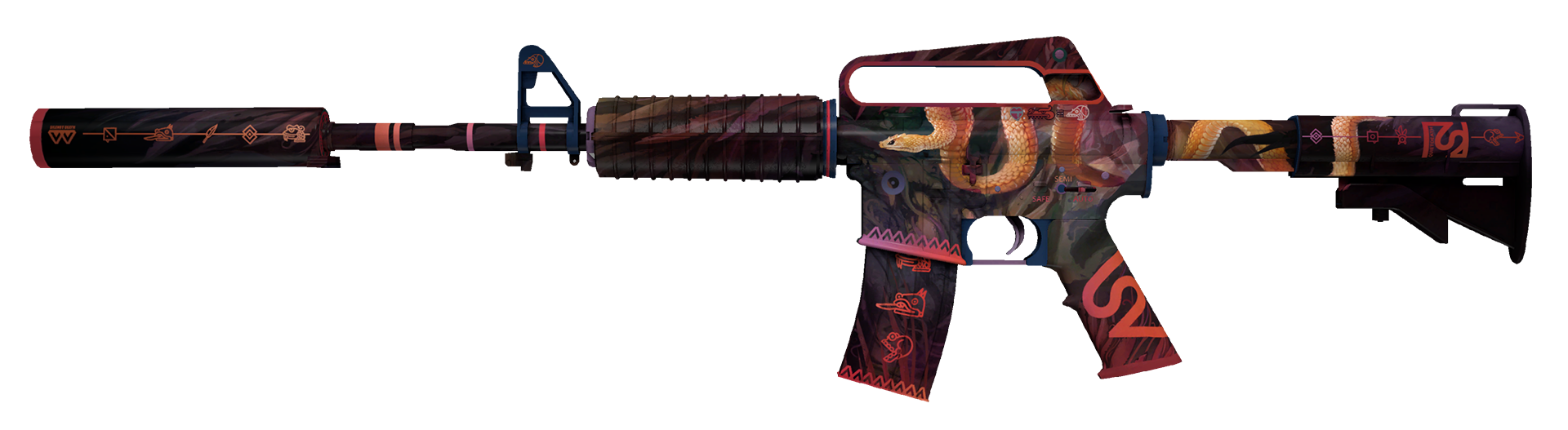 M4A1-S Welcome to the Jungle Large Rendering