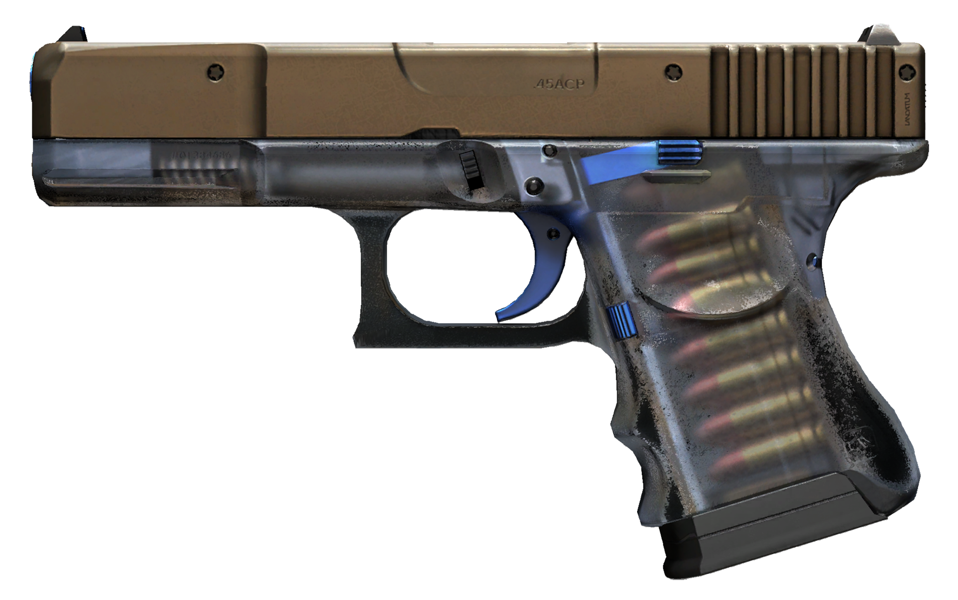 Glock-18 Clear Polymer Large Rendering