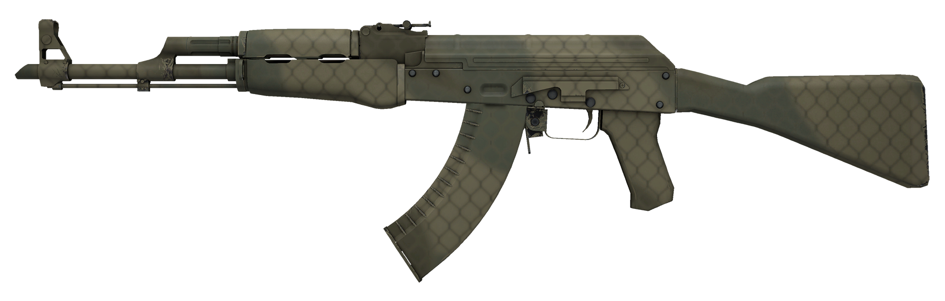 AK-47 Safari Mesh Large Rendering