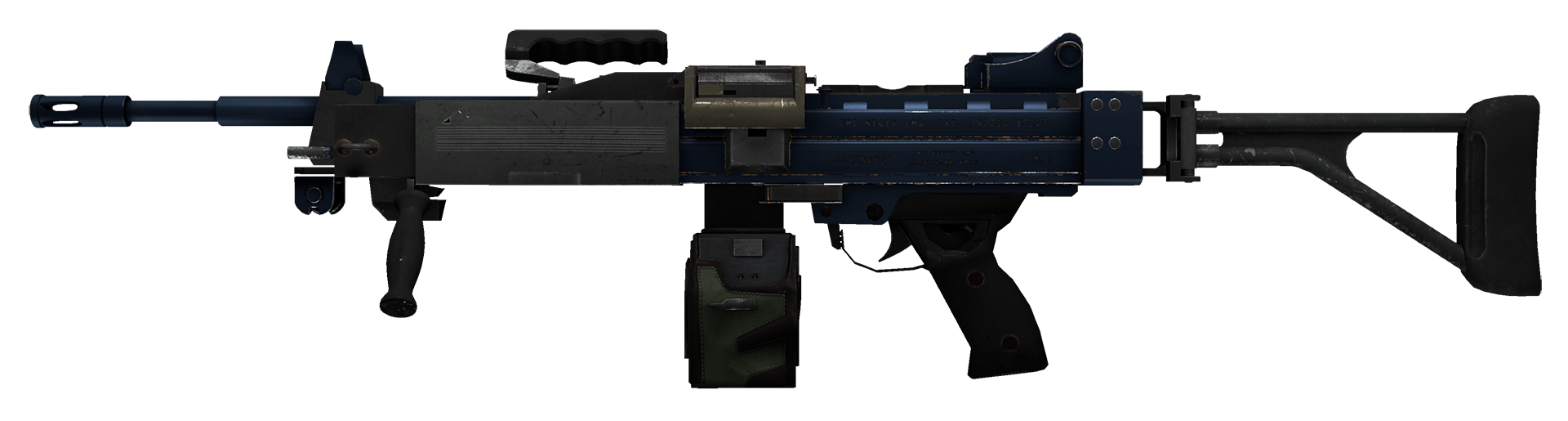 Negev Anodized Navy Large Rendering