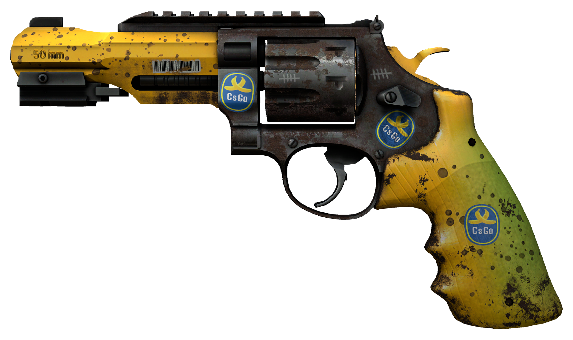 R8 Revolver Banana Cannon Large Rendering
