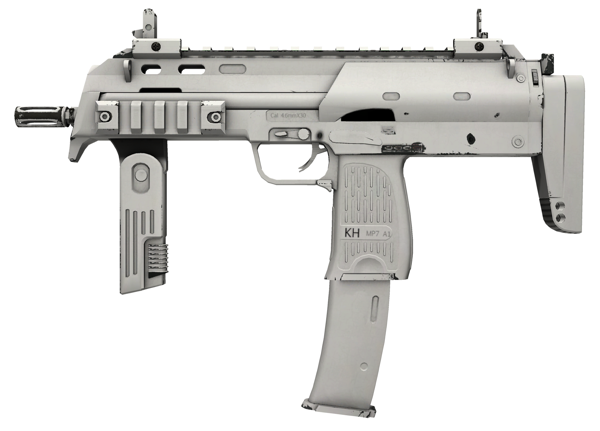MP7 Whiteout Large Rendering