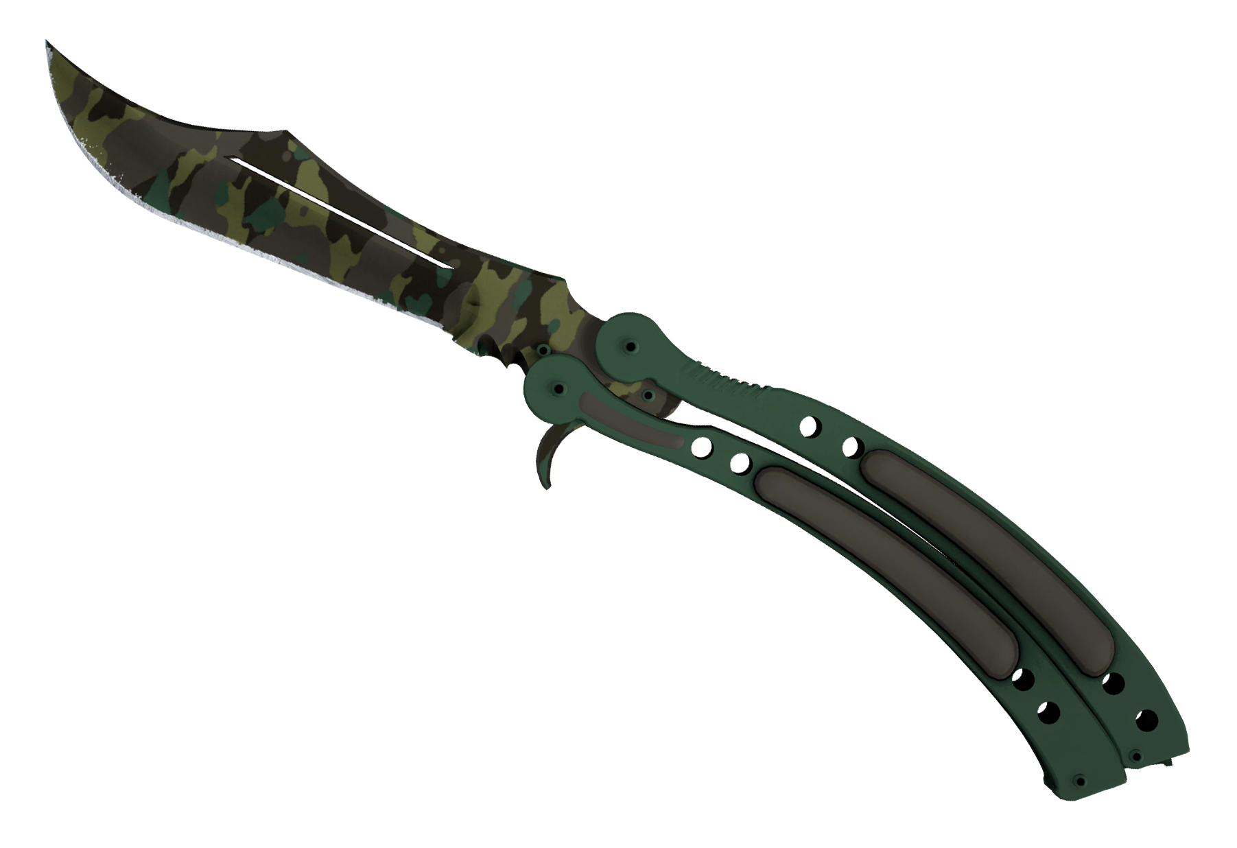 Butterfly Knife Boreal Forest Large Rendering