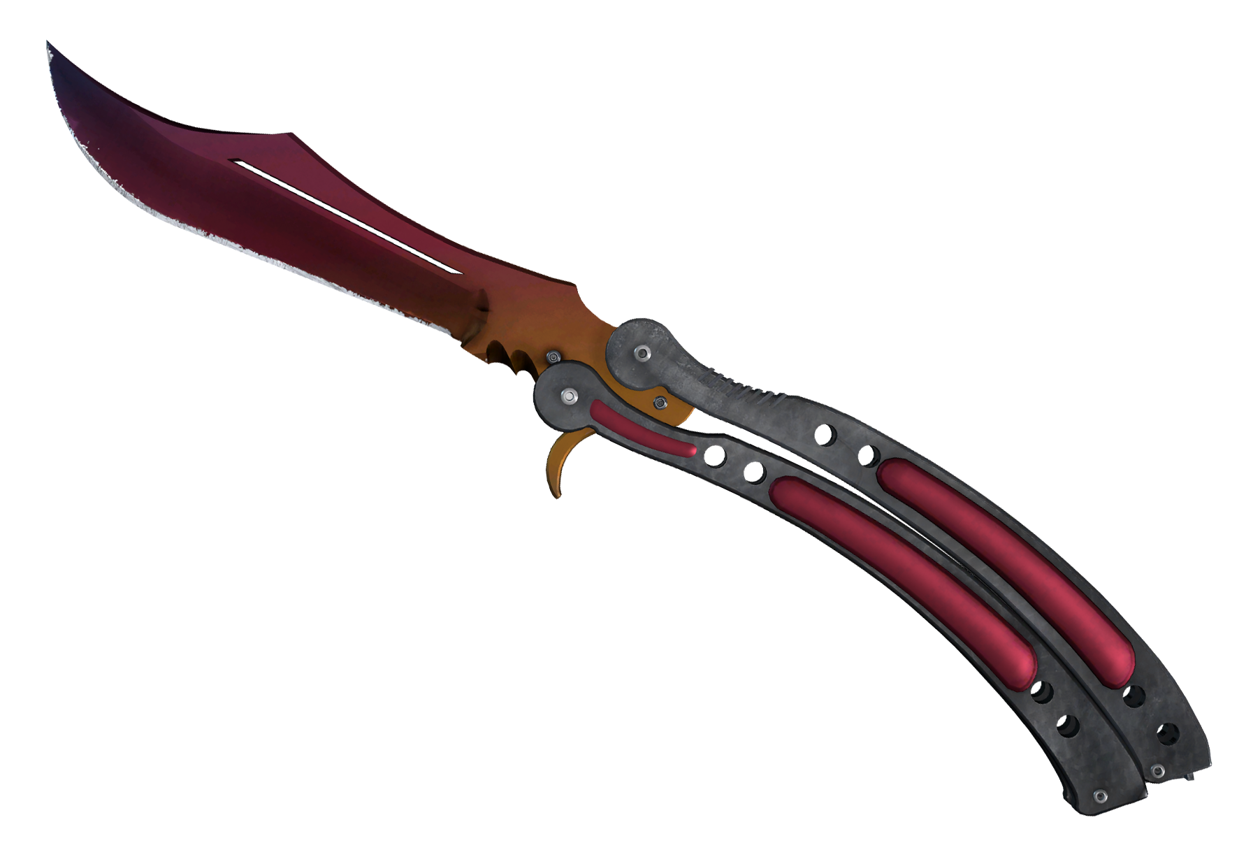 Butterfly Knife Fade Large Rendering