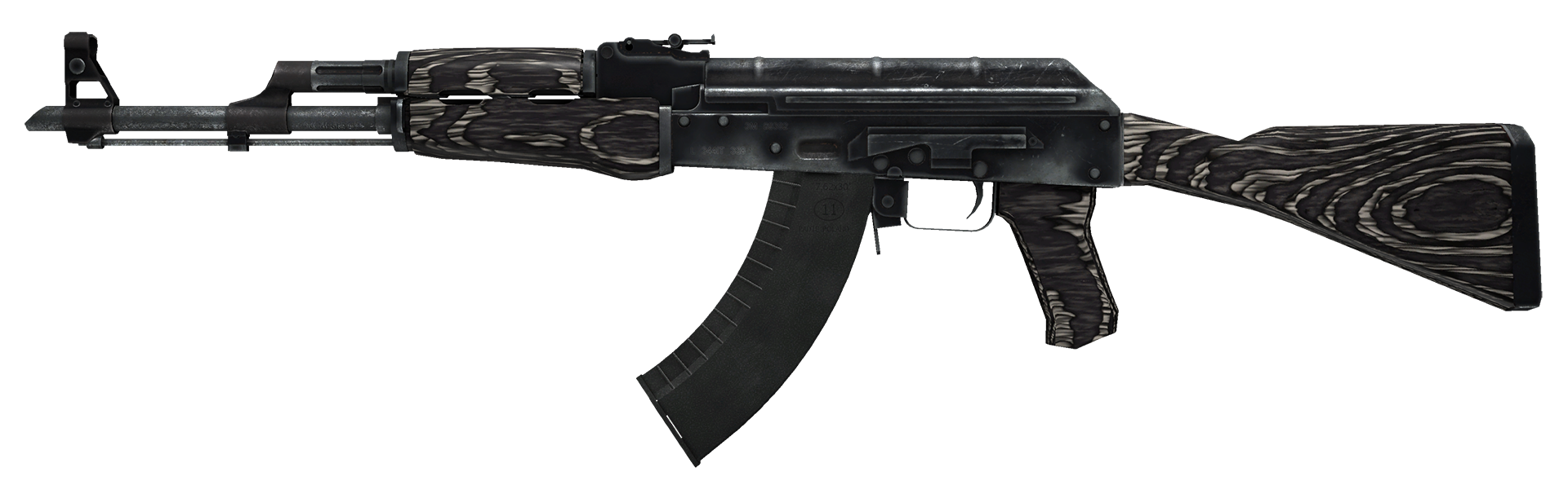 AK-47 Black Laminate Large Rendering