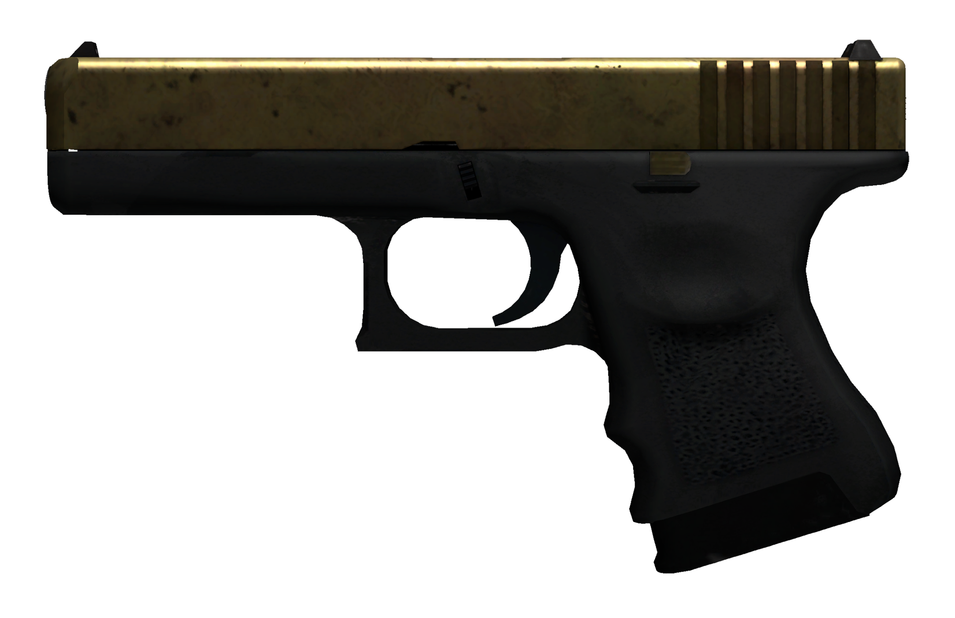 Glock-18 Brass Large Rendering