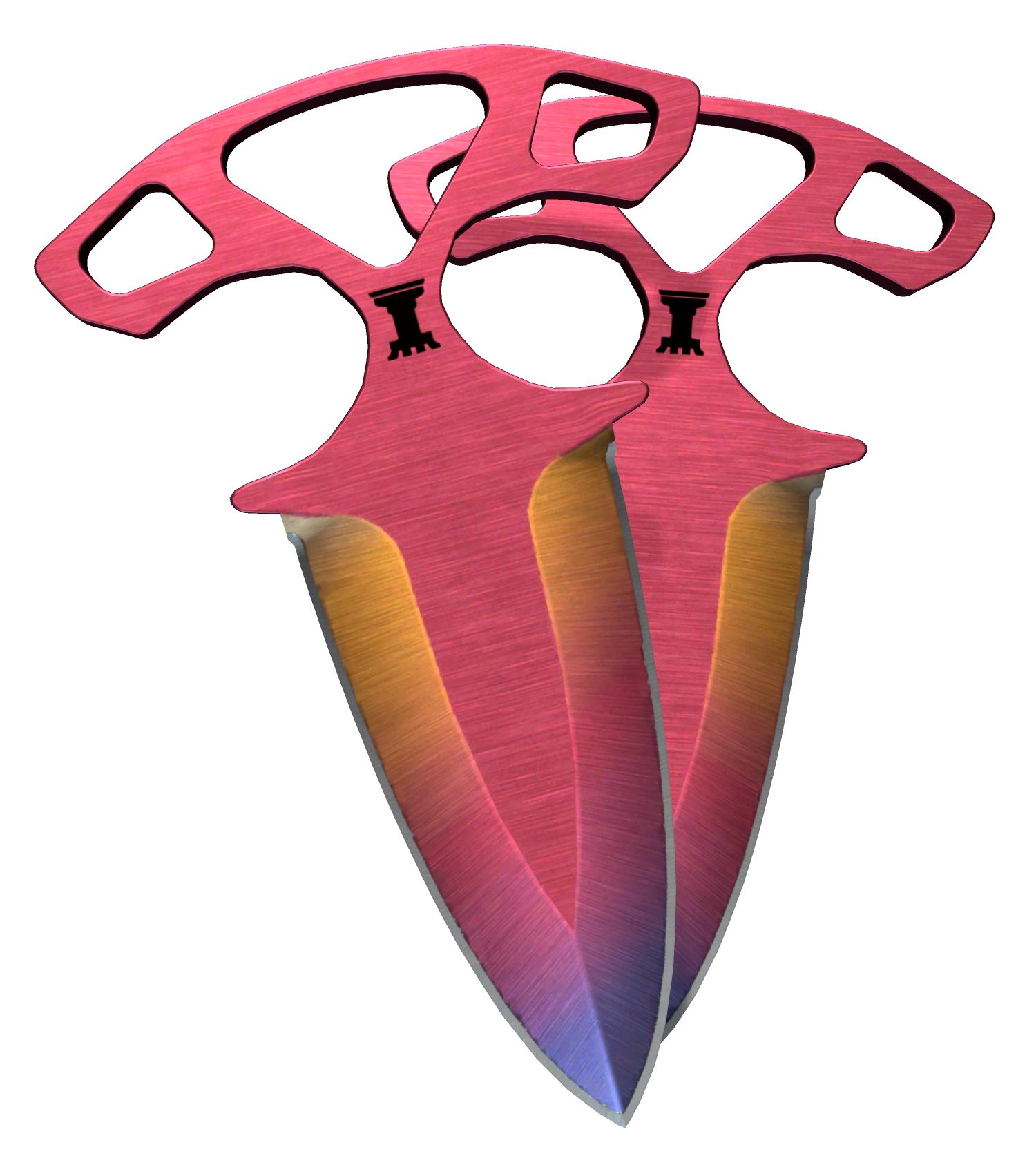 Shadow Daggers Fade Large Rendering