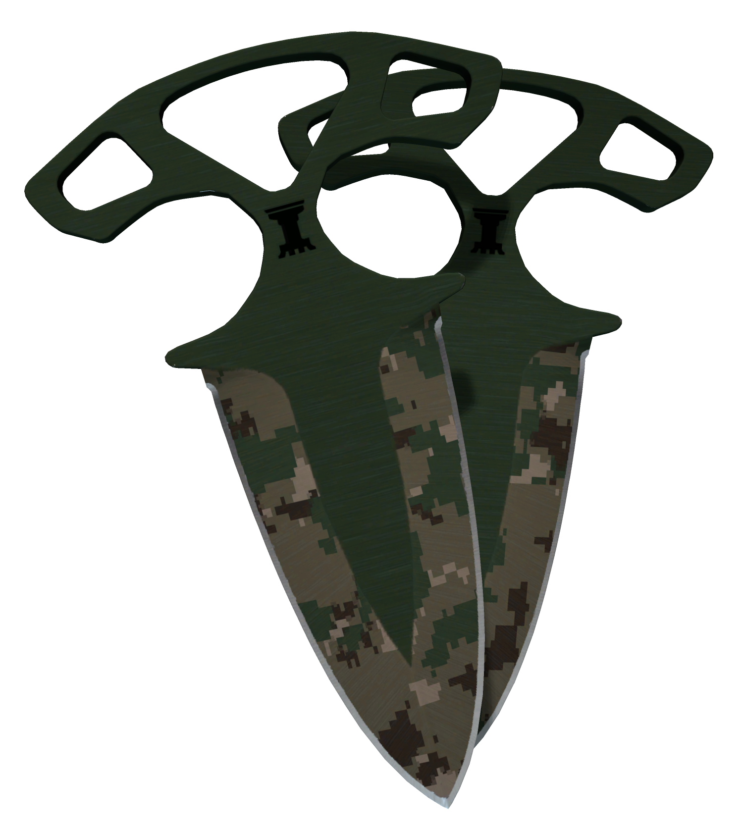 Shadow Daggers Forest DDPAT Large Rendering