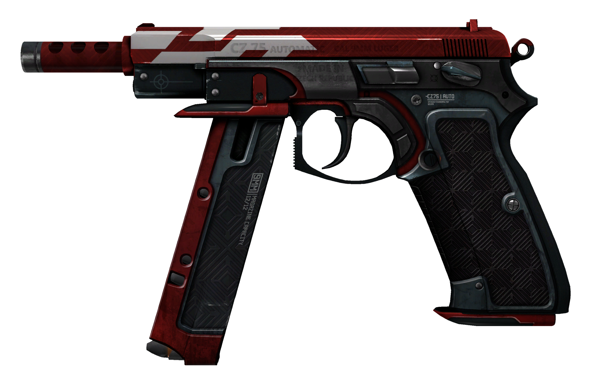 CZ75-Auto Red Astor Large Rendering