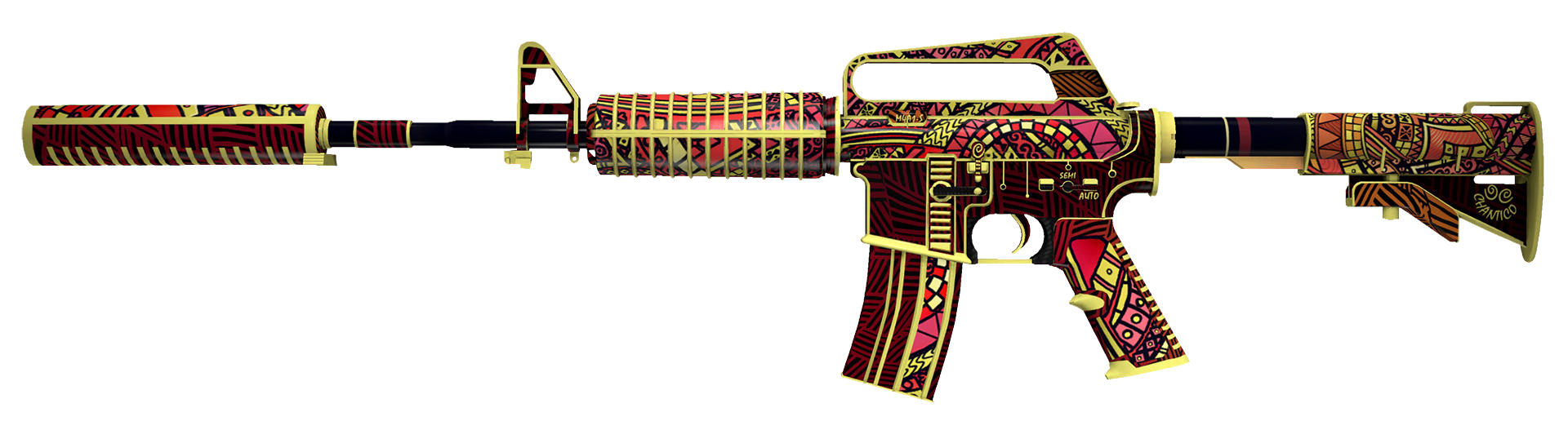 M4A1-S Chantico's Fire Large Rendering
