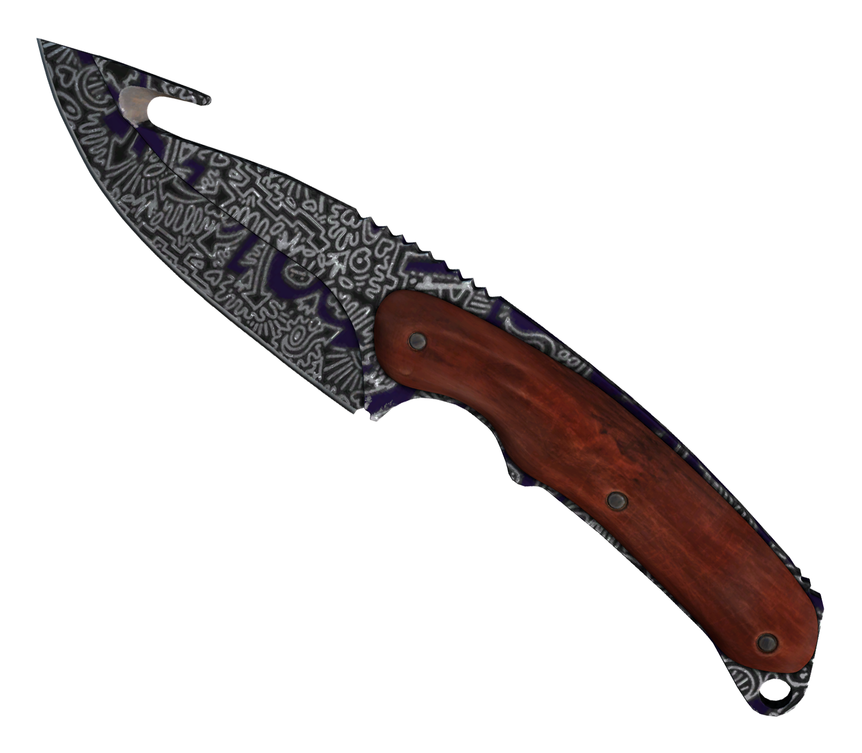 Gut Knife Freehand Large Rendering
