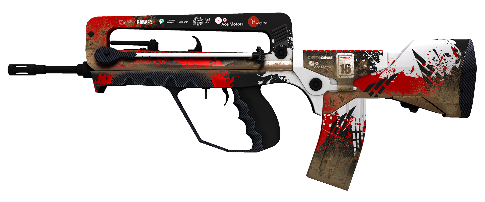 download the new version FAMAS Macabre cs go skin