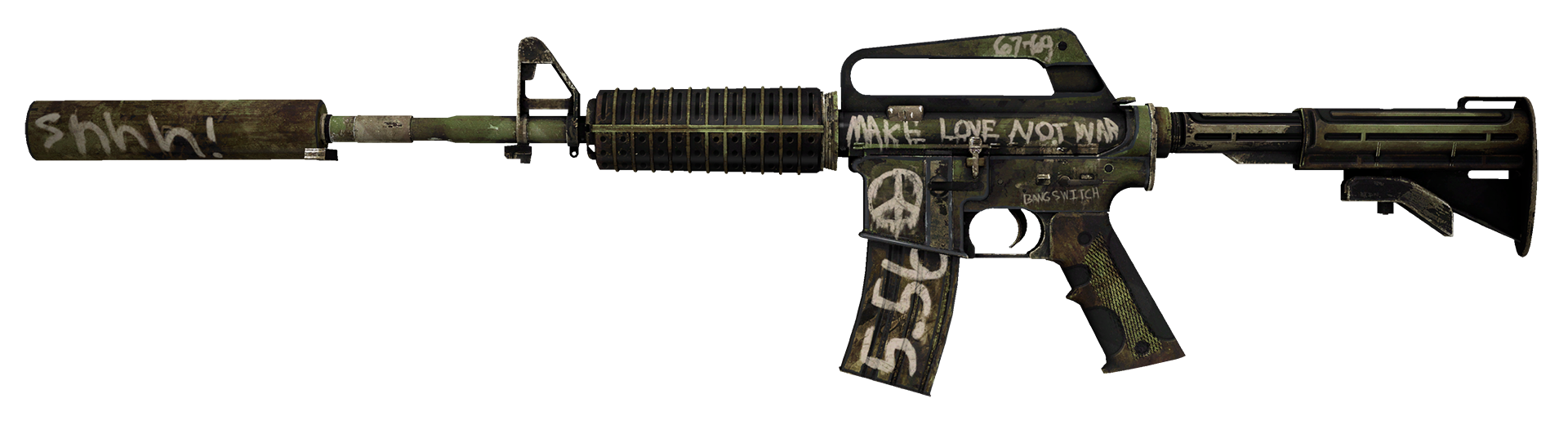 M4A1-S Flashback Large Rendering