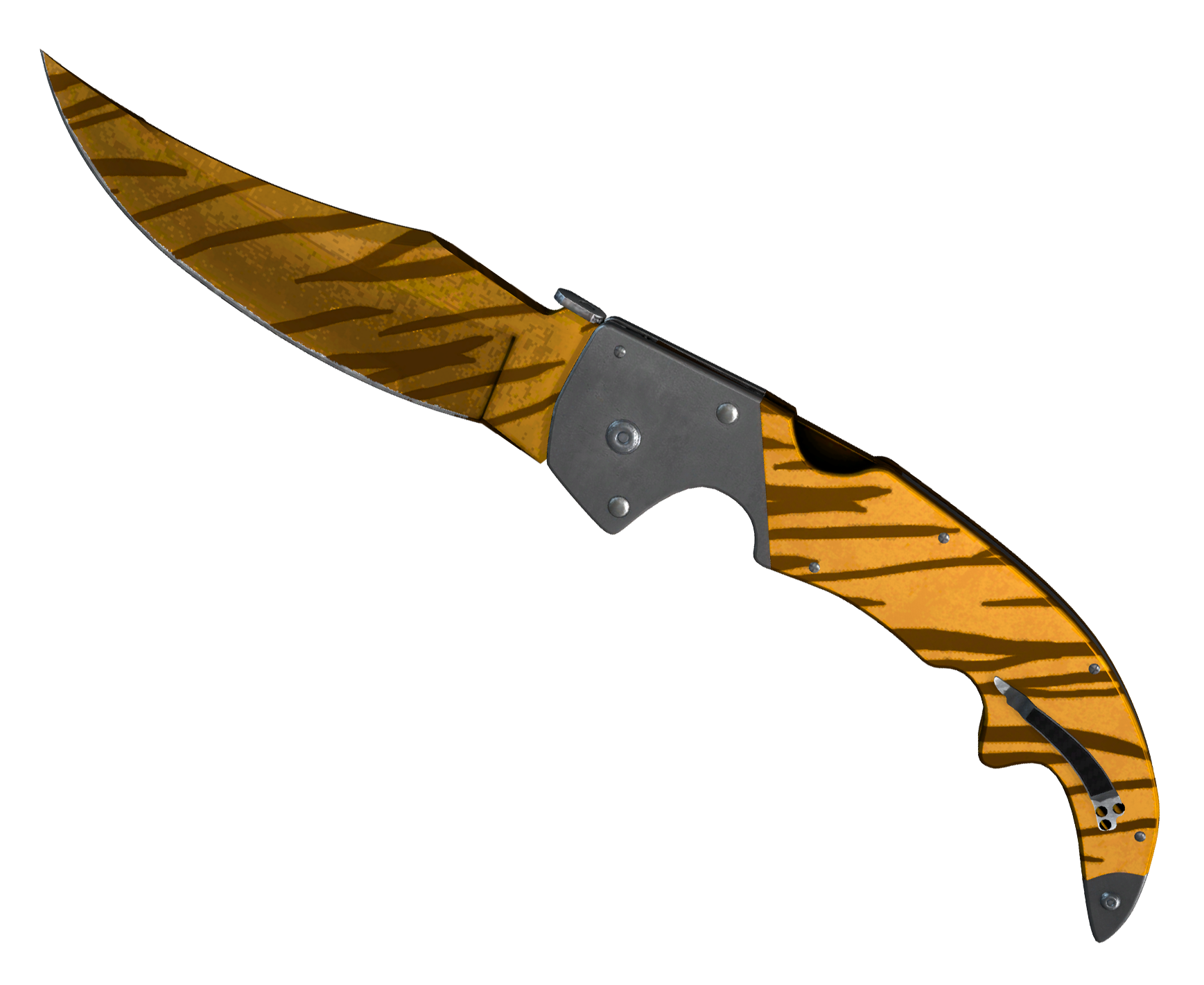 Falchion Knife Tiger Tooth Large Rendering
