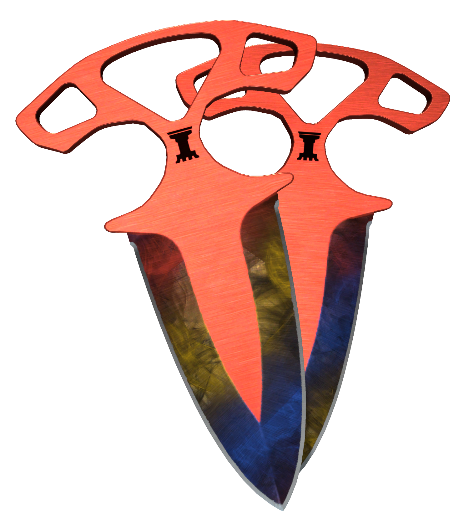 Shadow Daggers Marble Fade Large Rendering