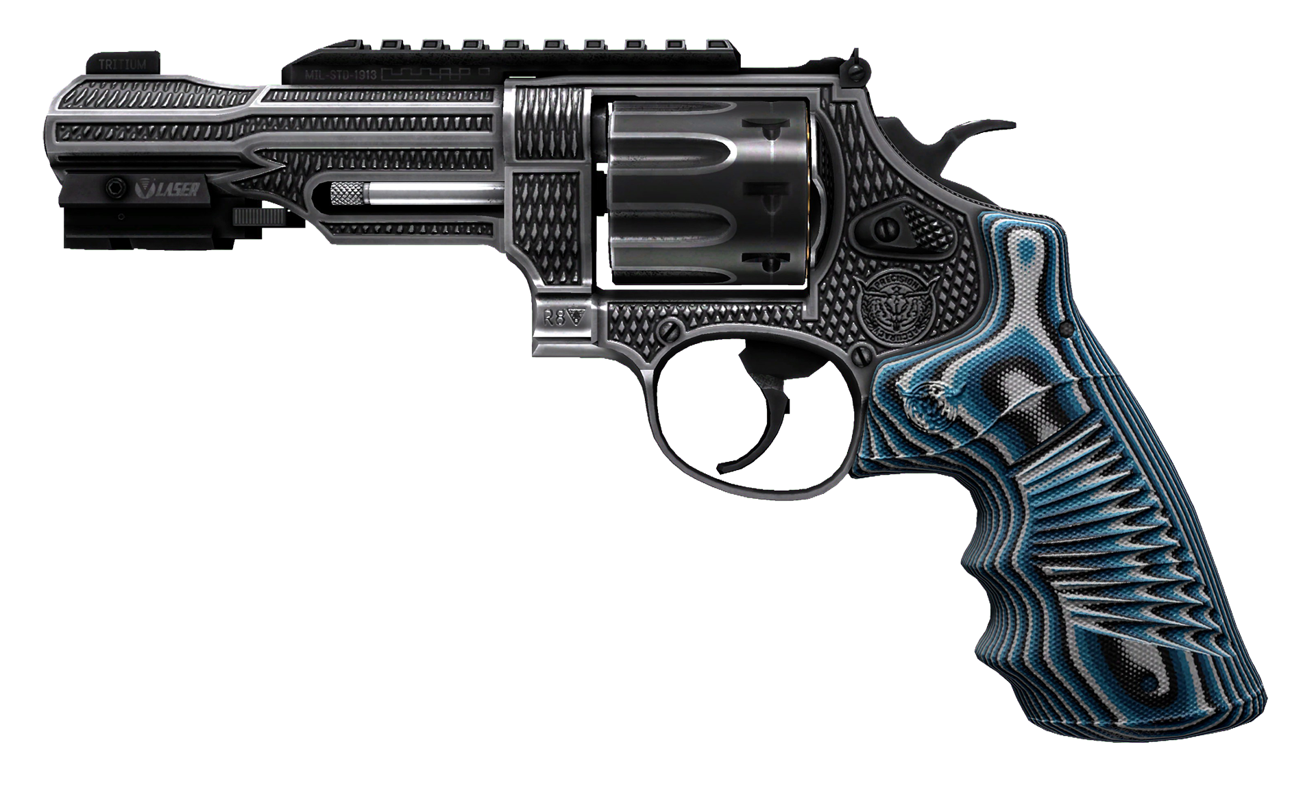 R8 Revolver Grip Large Rendering