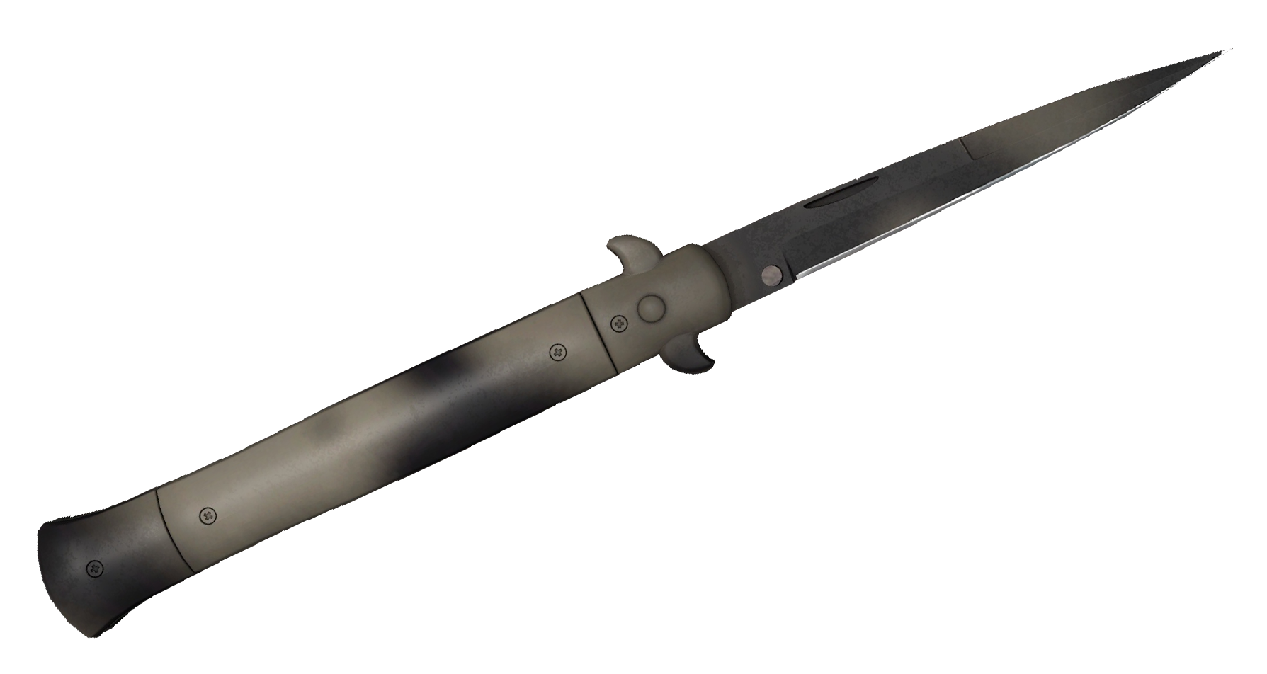 Stiletto Knife Scorched Large Rendering