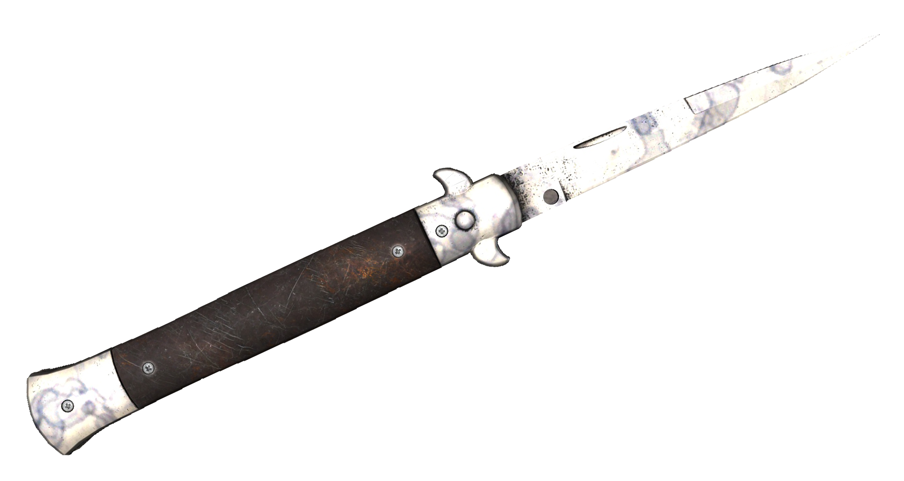 Stiletto Knife Stained Large Rendering