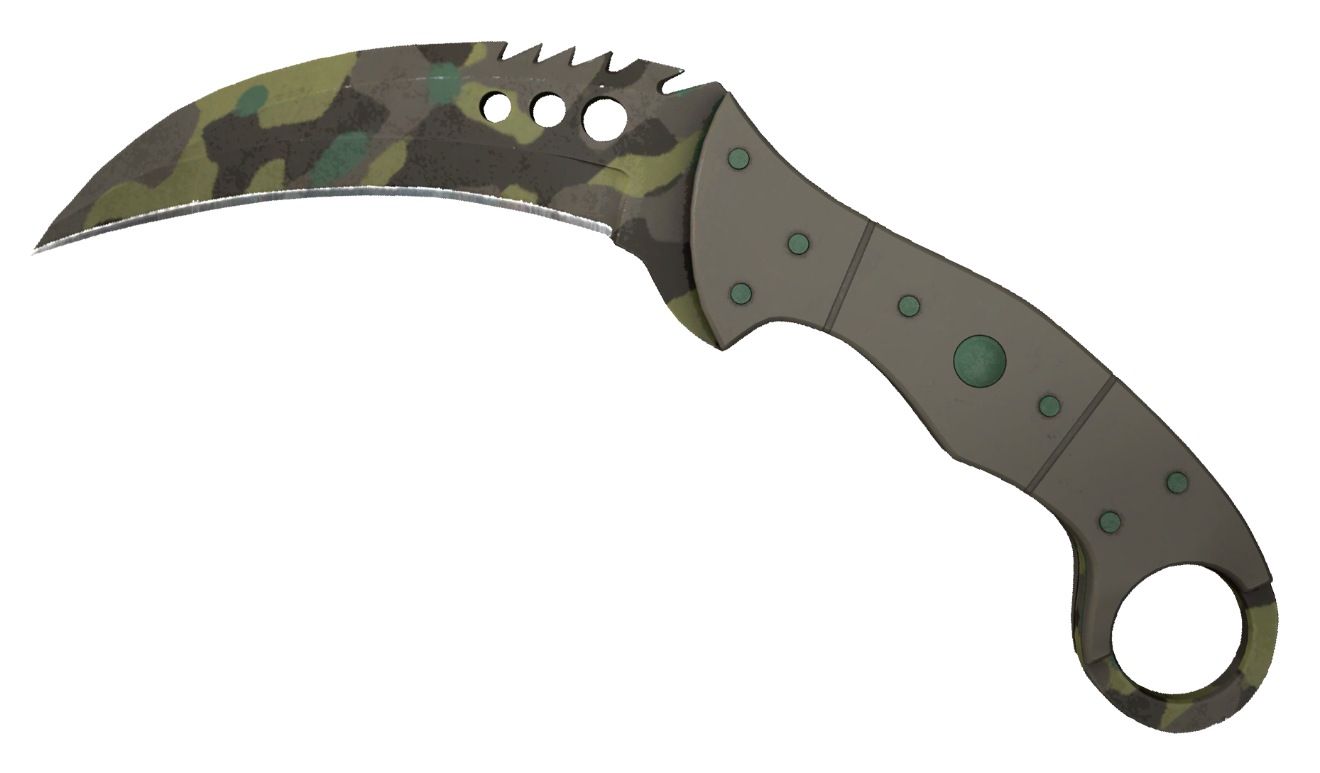 Talon Knife Boreal Forest Large Rendering