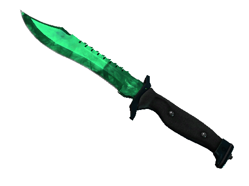 Bowie Knife Gamma Doppler Emerald