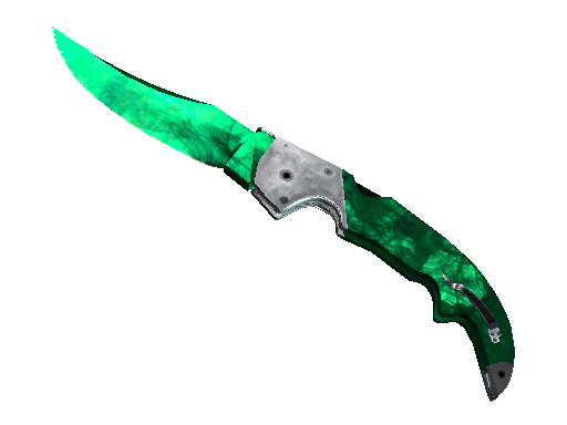 Falchion Knife Gamma Doppler Emerald